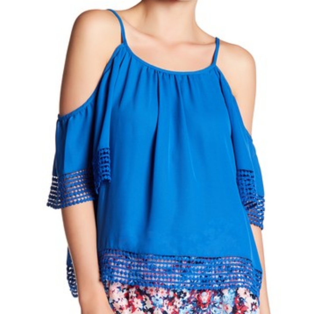 NEW PARKER BLUE SLEEVELESS BLOUSE👚